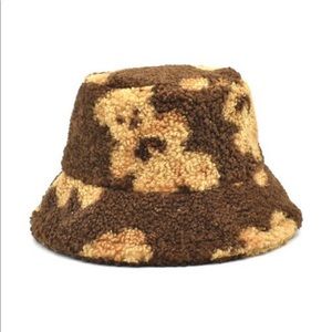 Cute Fur bucket hat for sale